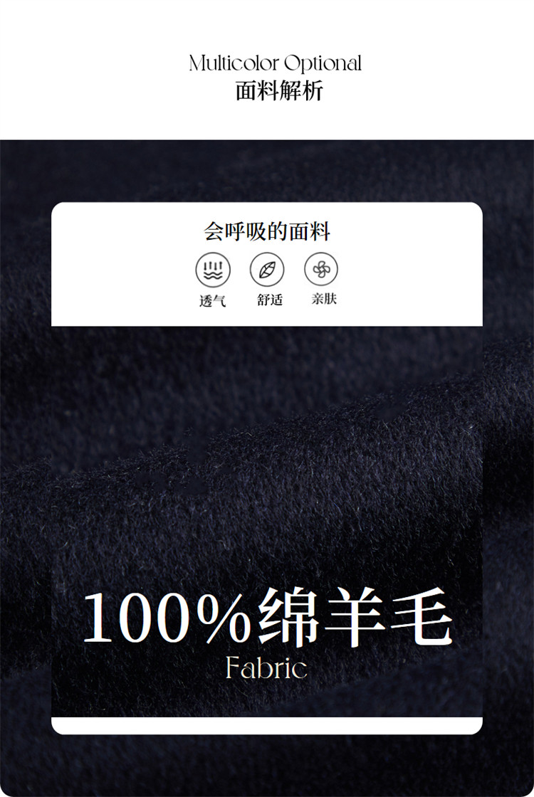 【100%绵羊毛】毛呢大衣女中长款春季连帽休闲时尚百搭通勤