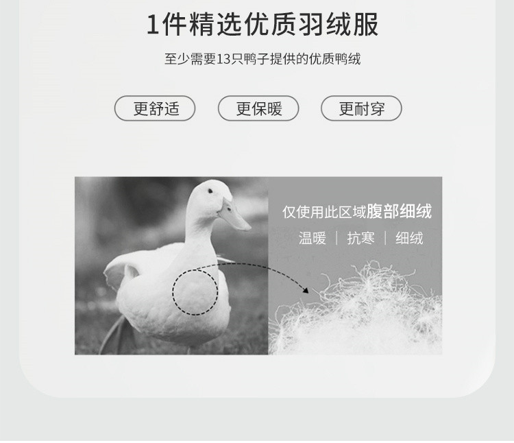直筒90绒轻薄女士内胆圆领短款休闲外套