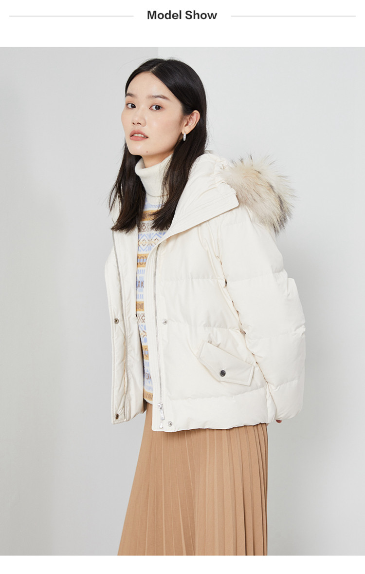 羽绒服秋冬时尚休闲保暖舒适小清新外套上衣女