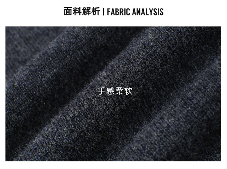 秋季新款经典基础版型男士针织开衫刺绣设计休闲时尚针织夹克男