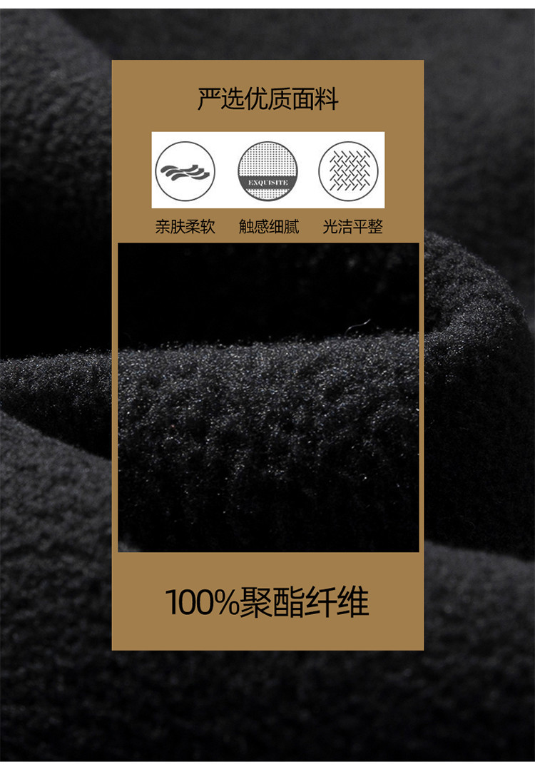 【仿羊羔绒】秋冬加绒加厚男式夹克立领时尚休闲摇粒绒外套男上衣