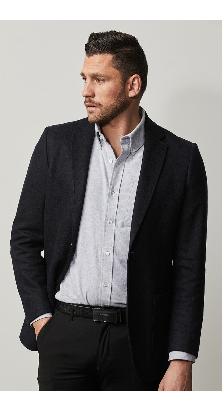 Nautica Tailored【绵羊毛】春季男士西服外套男西装单西
