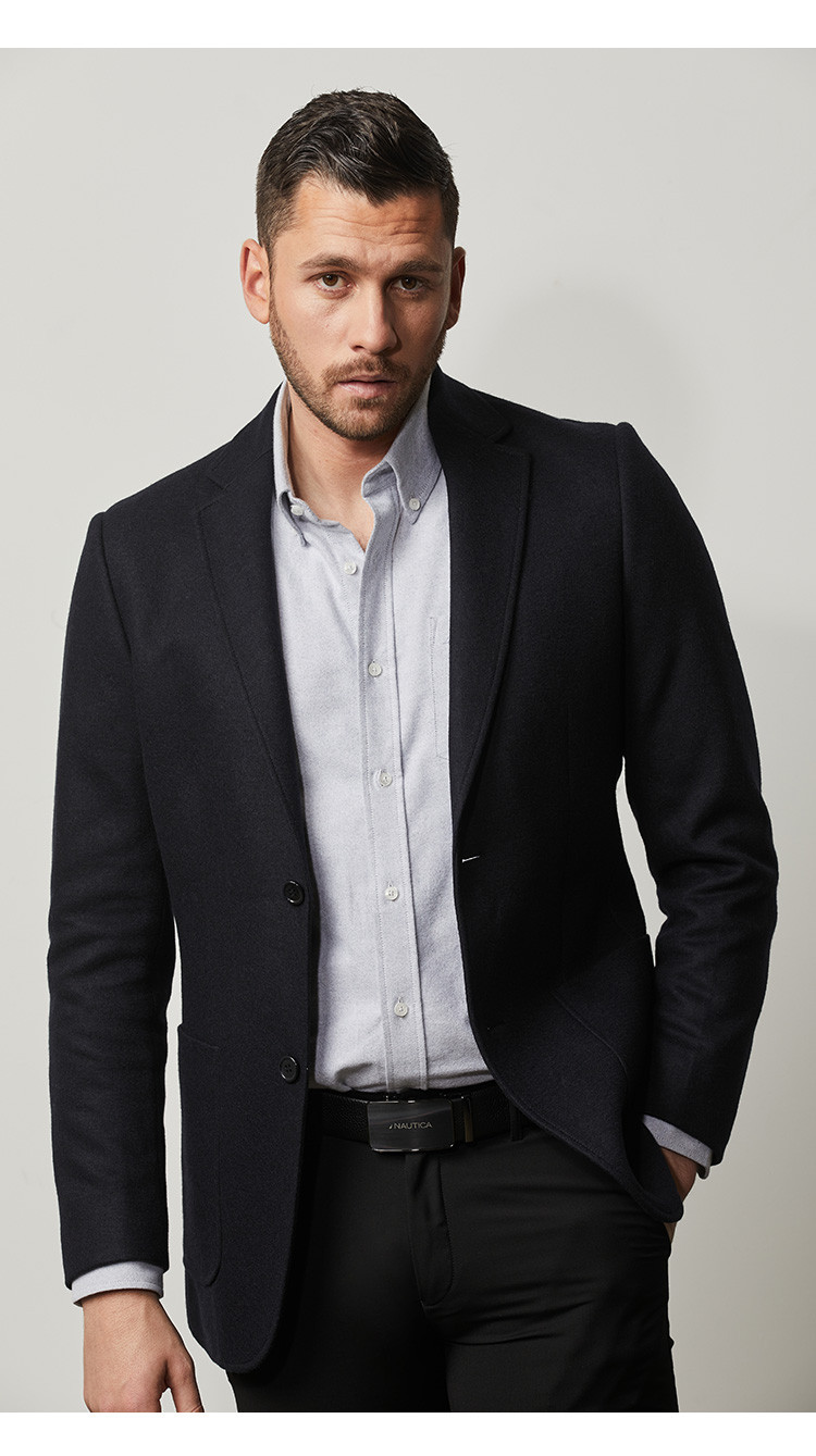Nautica Tailored【绵羊毛】春季男士西服外套男西装单西