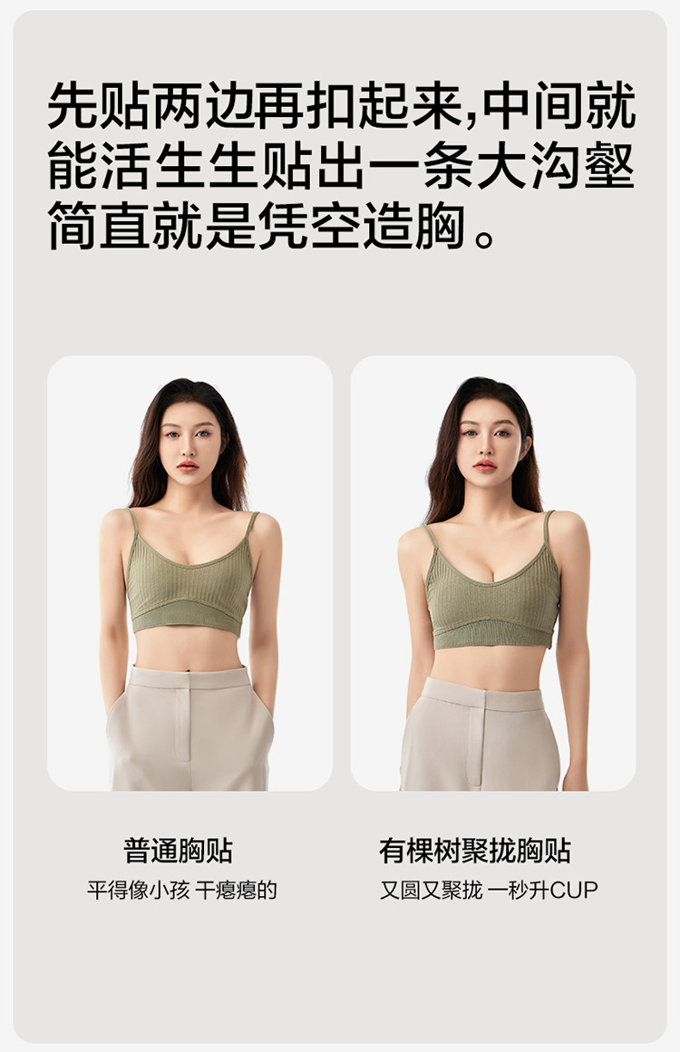 防走光凸点硅胶胸贴隐形聚拢上托文胸吊带婚纱用女小胸专用乳贴