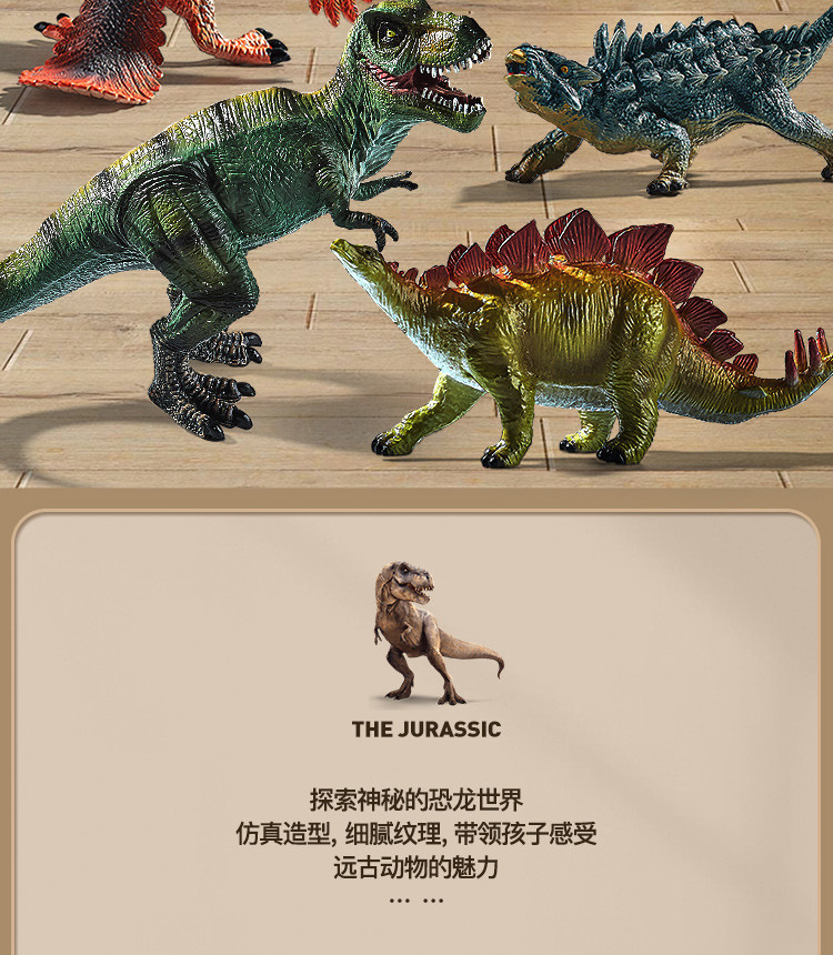 儿童大号仿真恐龙模型玩具动物霸王龙套装益智早教男孩生日礼物