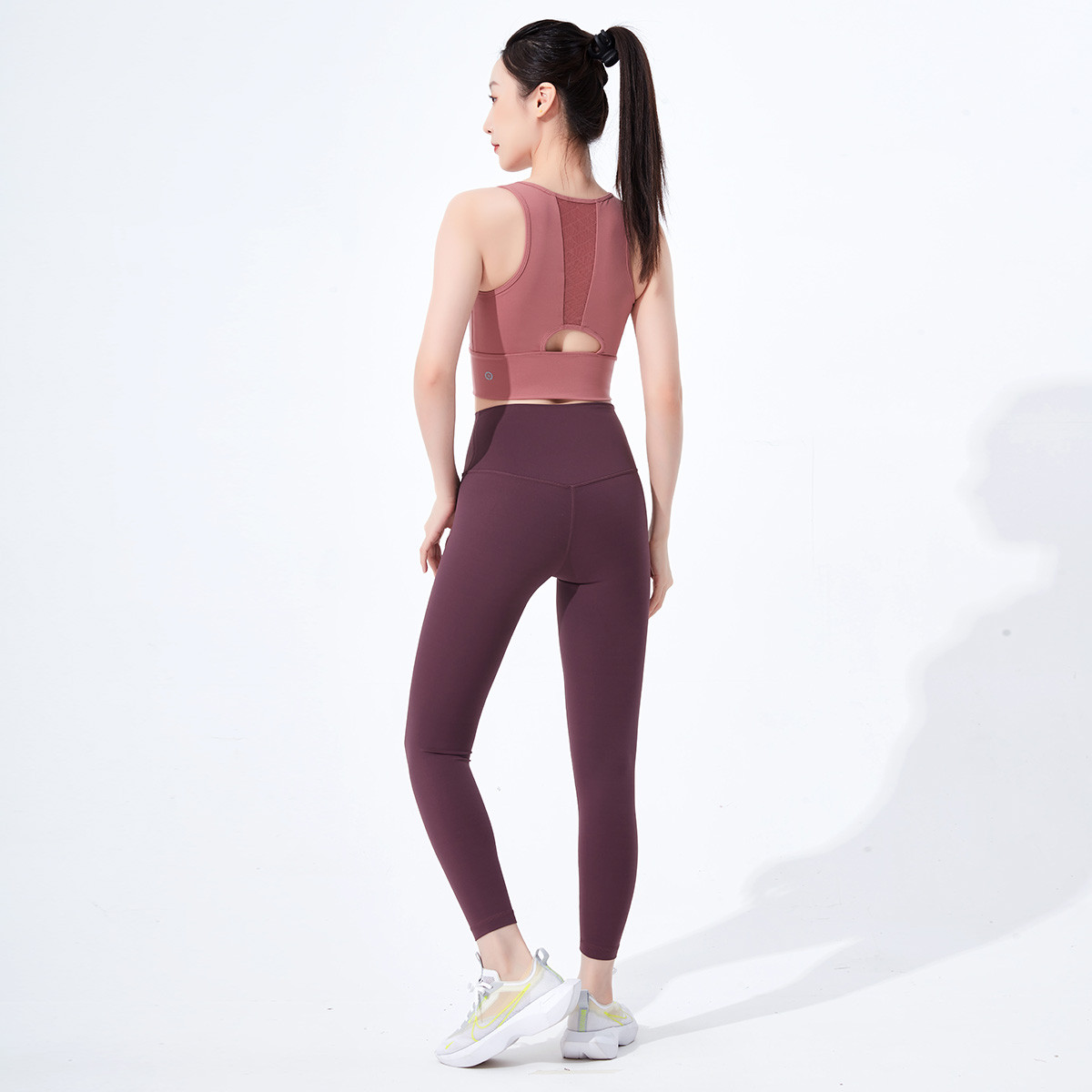 【活力提拉两件套】休闲时尚瑜伽服套装女运动裤健身跑步春季聚拢