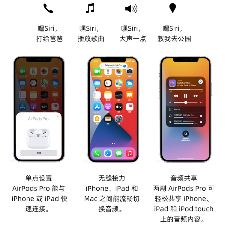 AirPods Pro(第一代)无线充电主动降噪无线蓝牙耳机