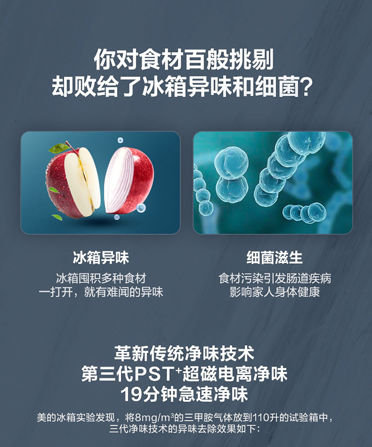 508升法式四开门双系统冰箱家用一级节能变频无霜
