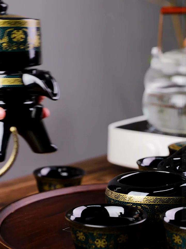 自动懒人泡茶器中式高档防烫青瓷泡茶壶客厅家用功夫茶杯套装用品