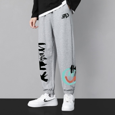 休闲裤男潮牌爆款推荐时尚百搭束脚裤宽松舒适卫裤男士运动裤子男