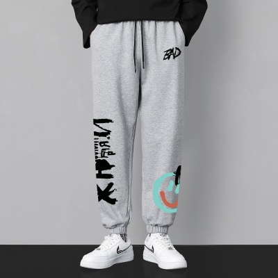 休闲裤男潮牌爆款推荐时尚百搭束脚裤宽松舒适卫裤男士运动裤子男