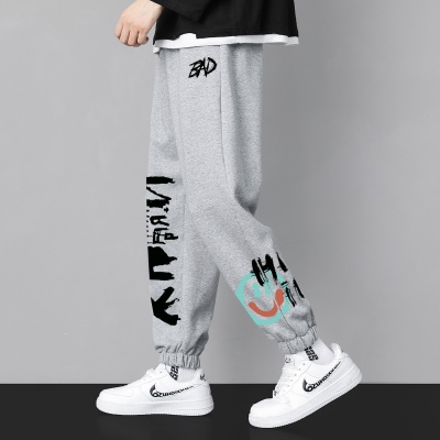 休闲裤男潮牌爆款推荐时尚百搭束脚裤宽松舒适卫裤男士运动裤子男