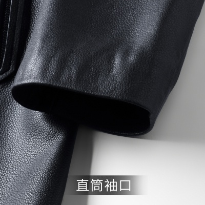 【荔枝纹绵羊皮】23春季新款皮衣男真皮风衣男士真皮皮衣外套