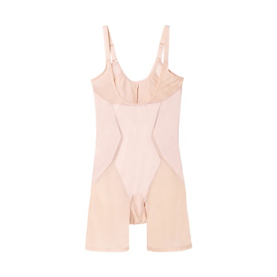 薄款收腹包臀塑身衣吊带连体束身衣女美体衣连体衣
