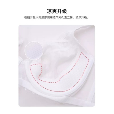 【大胸显小】超薄蕾丝全罩杯透气内衣女大码文胸