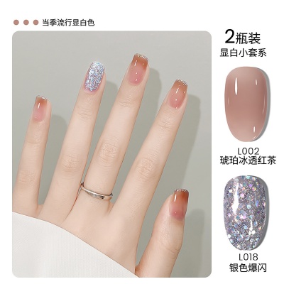 美甲套装全套工具初学者家用做指甲油胶开店专业美甲店光疗机烤灯