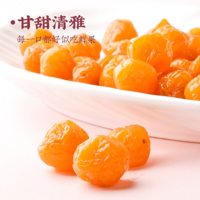 盐津铺子蜜饯罐装休闲零食果干杨梅葡萄干桃肉李子干办公室零食