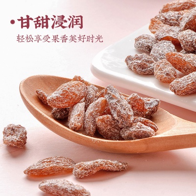 盐津铺子蜜饯罐装休闲零食果干杨梅葡萄干桃肉李子干办公室零食