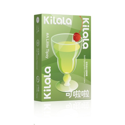 【重磅新品】kilala小甜酒系列美瞳半年抛彩色隐形眼镜2片