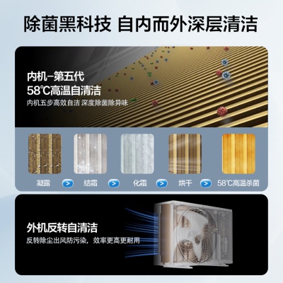 TCL空调挂机新一级能效三级 大1匹1.5匹变频冷暖智能挂式客厅空调