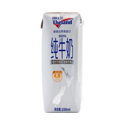 【送礼】新西兰进口4.0g蛋白全脂牛奶250ml*24盒整箱