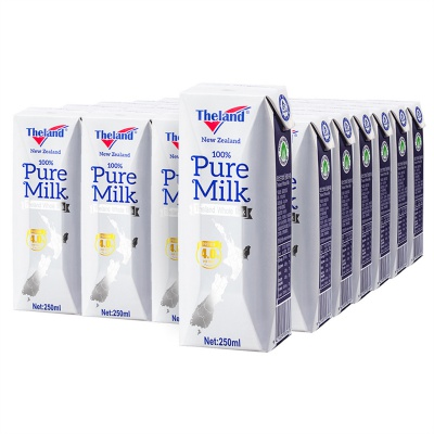 【送礼】新西兰进口4.0g蛋白全脂牛奶250ml*24盒整箱