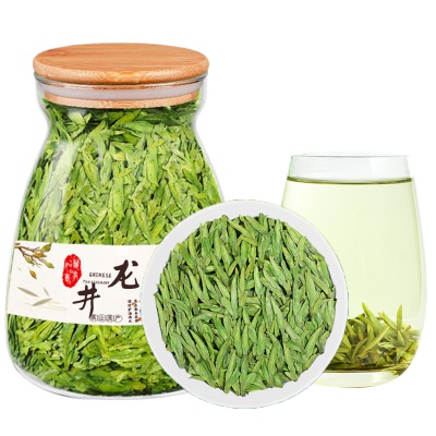 大肚子罐装龙井250g一罐茶叶罐子图案字体随机发